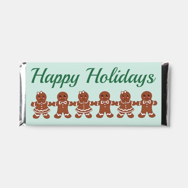 Happy Holidays Hersheys Chocolate Bars (Front)