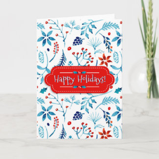 Happy Holidays Holiday Card