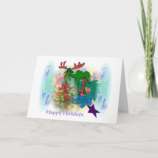 Happy Holidays Holiday Card (Front)