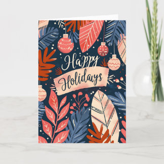 Happy Holidays Holiday Card