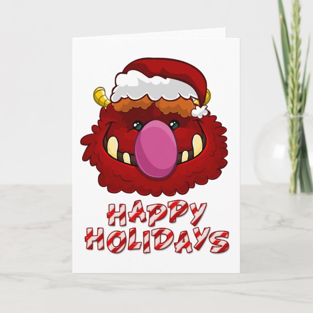 Happy Holidays Holiday Card (Front)