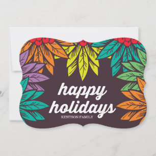 happy holidays holiday card