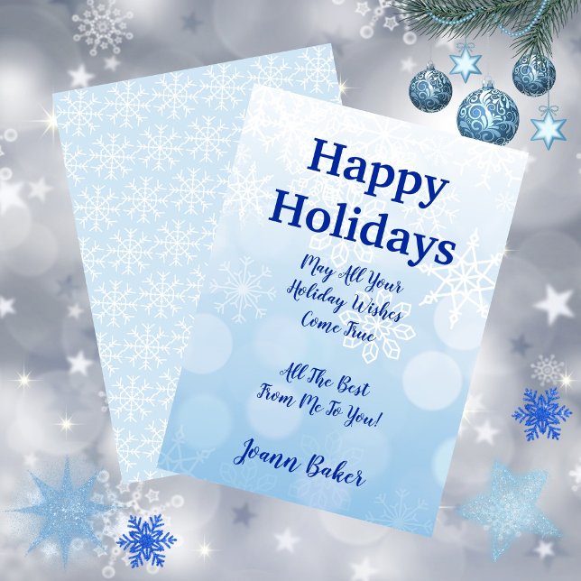 Happy Holidays Holiday Card (Happy Holidays Holiday Card)