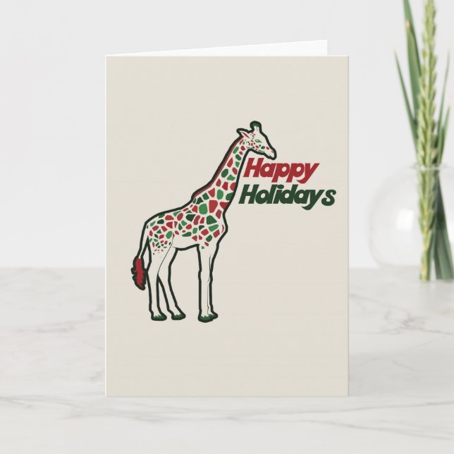 Happy Holidays Holiday Card (Front)