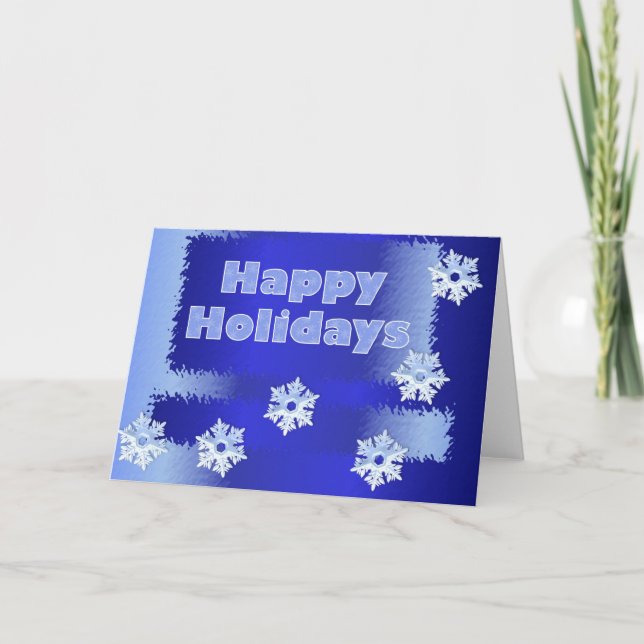 Happy Holidays Holiday Card (Front)