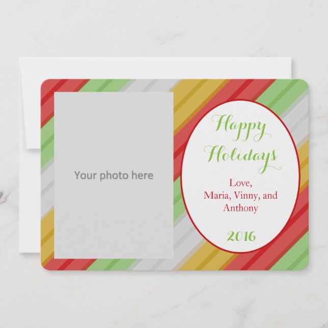Happy Holidays Holiday Card (Front)