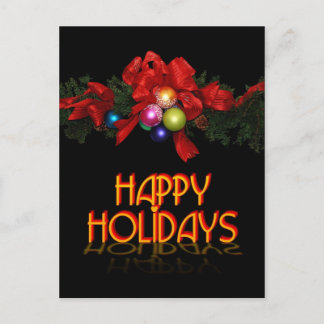 Happy Holidays Holiday Postcard