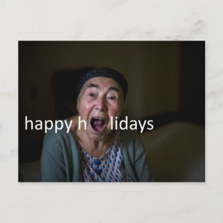 HAPPY HOLIDAYS HOLIDAY POSTCARD
