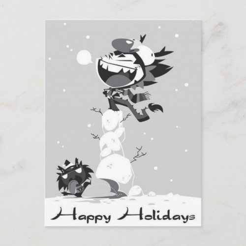 Happy Holidays Holiday Postcard