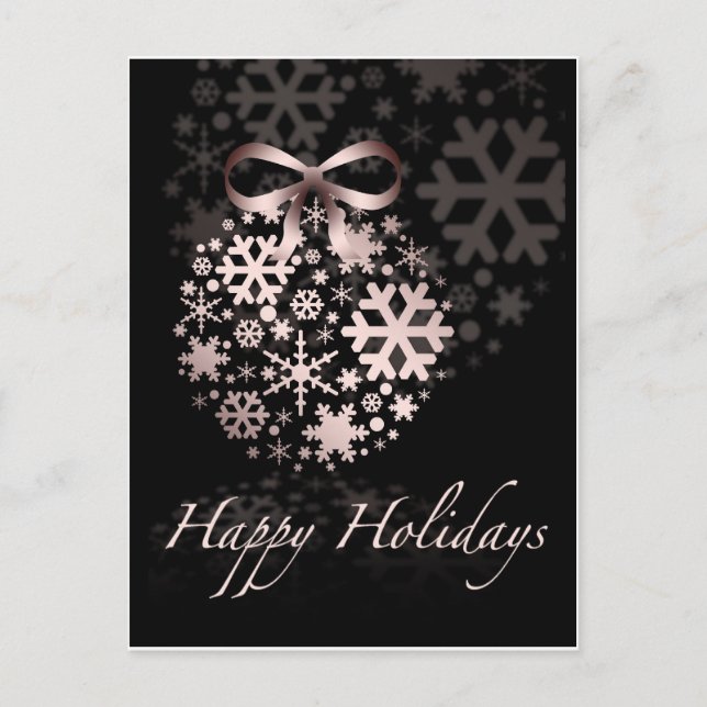 Happy Holidays Holiday Postcard (Front)