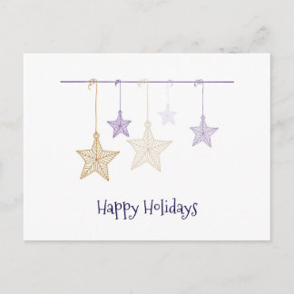 Happy Holidays Holiday Postcard