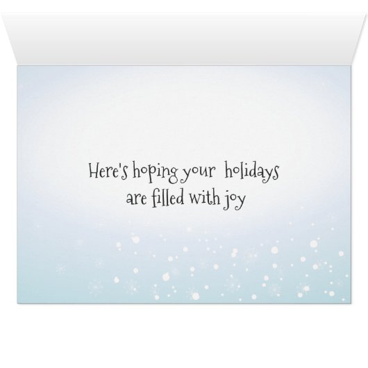 Happy Holidays Horse and Foal (Inside Horizontal (Bottom))