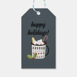 Happy Holiday's Hot Chocolate  Gift Tags