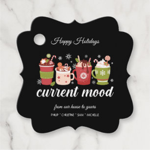 Happy Holidays - Hot Cocoa Favor Tags