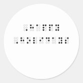 Braille Alphabet' Sticker