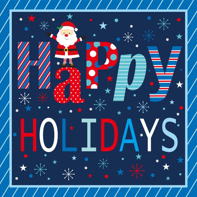 Happy Holidays iPhone / iPad case (Happy Holiday Festive Design!)