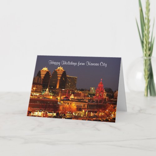 Happy Holidays Kansas City Plaza Lights Card