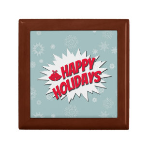 Happy Holidays Keepsake Box