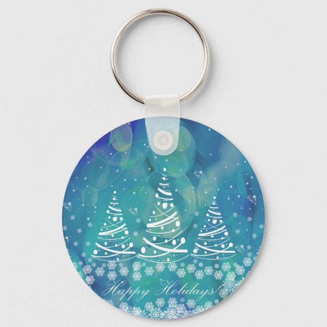 Happy Holidays Keychain (Front)