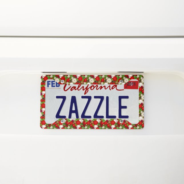 Happy Holidays License Plate Frame (On Car)