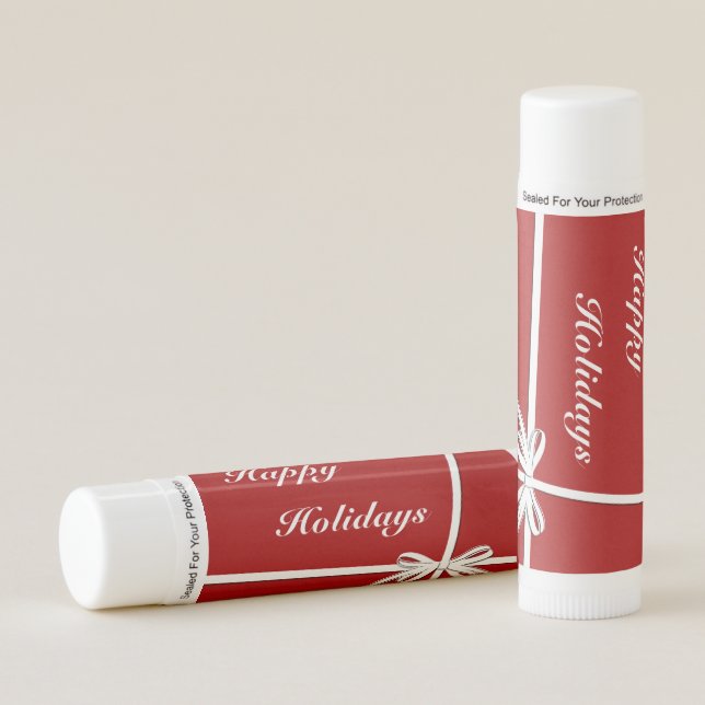 Happy Holidays Lip Balm (Front)