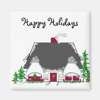 Happy Holidays Magnet