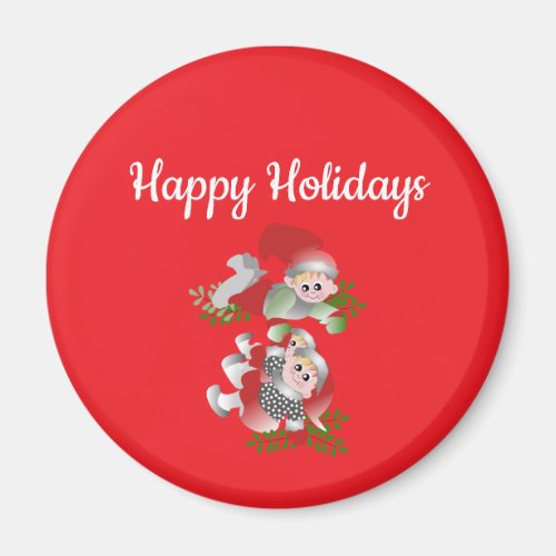 Happy Holidays Magnet