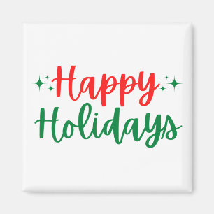 Happy Holidays Magnet