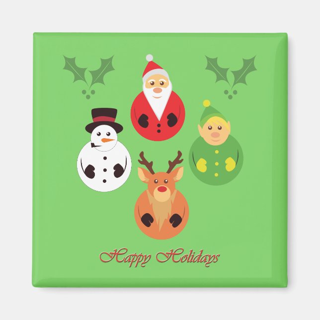 Happy Holidays! Magnet (Front)