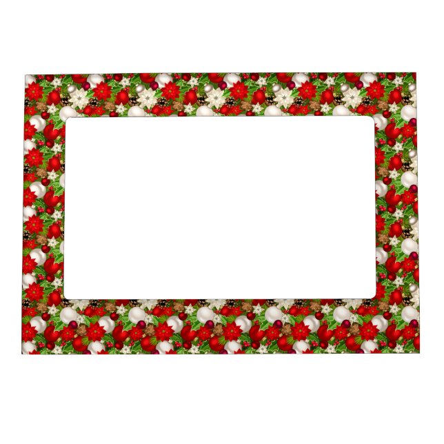 Happy Holidays Magnetic Picture Frame (Front)
