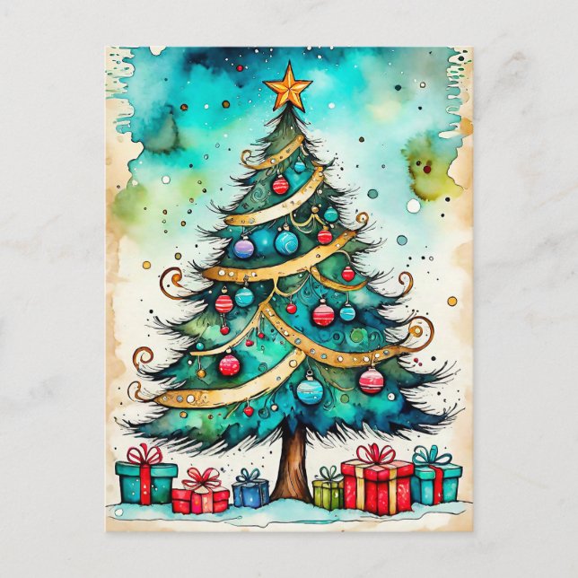 Happy Holidays - Merry Christmas, Everyone Postcard (Front)