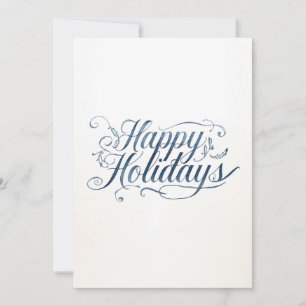 Happy Holidays Merry Christmas Family New Year Holiday Card