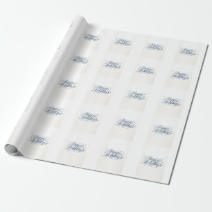 Happy Holidays Merry Christmas Family New Year Wrapping Paper