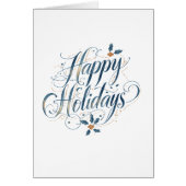 Happy Holidays Merry Christmas New Year Card (Front)