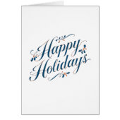 Happy Holidays Merry Christmas New Year Card (Front)