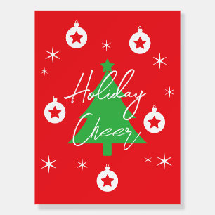 Happy Holidays Merry Christmas New Year Foam Board