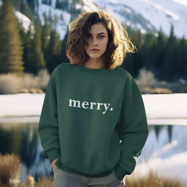 Happy Holidays Merry Womens Personalized Sweatshirt (Creator Uploaded)