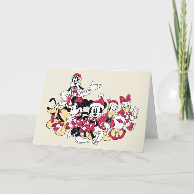 Happy Holidays | Mickey & Friends Christmas Cheer Holiday Card (Front)