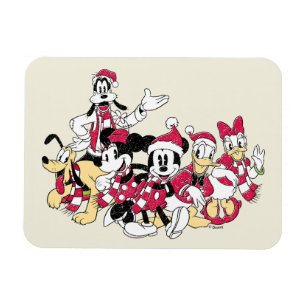 Happy Holidays   Mickey & Friends Christmas Cheer Magnet