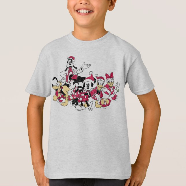 Happy Holidays | Mickey & Friends Christmas Cheer T-Shirt (Front)
