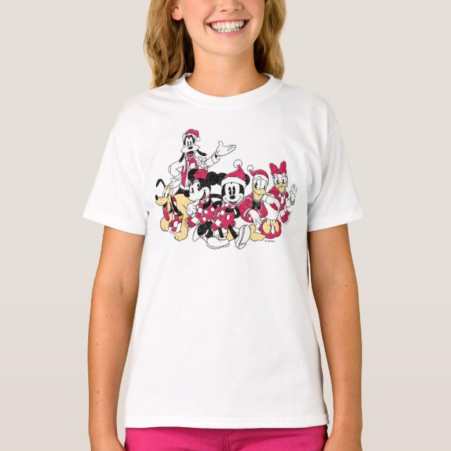 Happy Holidays | Mickey & Friends Christmas Cheer T-Shirt (Front)