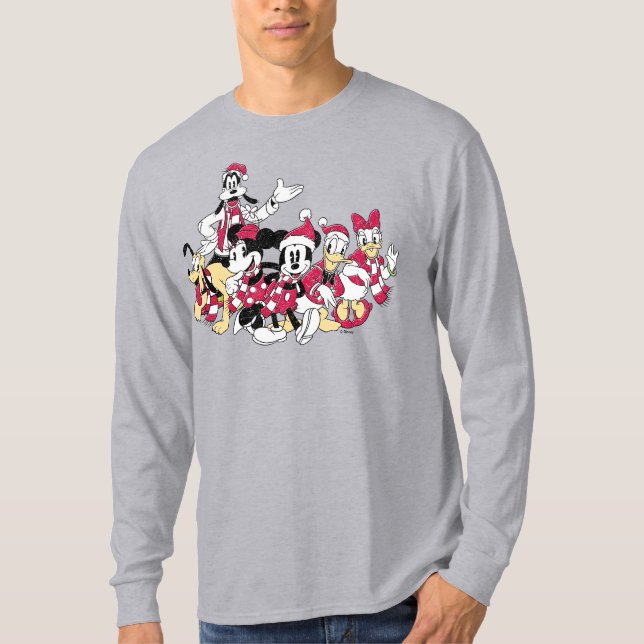 Happy Holidays | Mickey & Friends Christmas Cheer T-Shirt (Front)