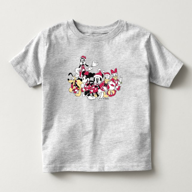 Happy Holidays | Mickey & Friends Christmas Cheer Toddler T-shirt (Front)