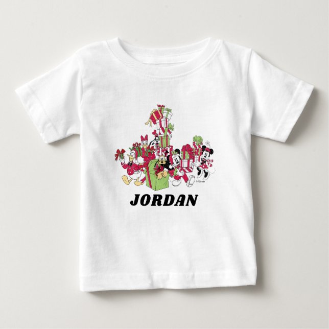 Happy Holidays | Mickey & Friends Christmas Gifts Baby T-Shirt (Front)
