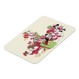 Happy Holidays | Mickey & Friends Christmas Gifts Magnet | Zazzle