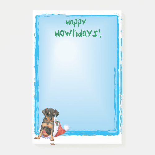 Happy Holidays Min Pin Post_it Notes