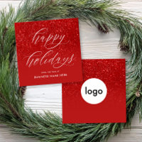 Happy Holidays Mini Business Holiday Card