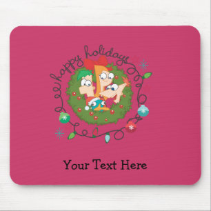 Happy Holidays Mouse Pad