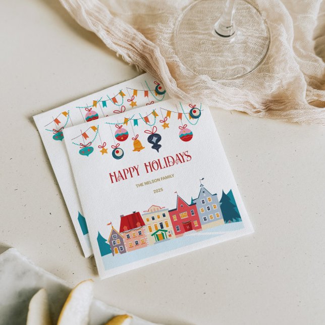Happy Holidays  Napkins (Creator Uploaded)