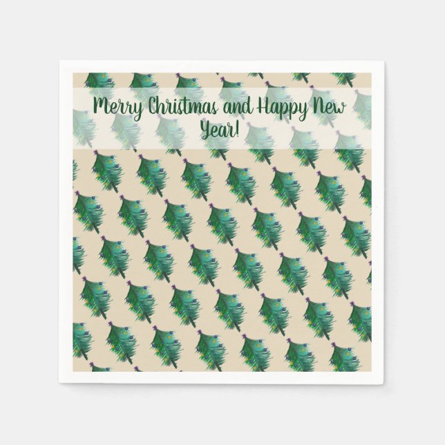 Happy Holidays  Napkins (Front)
